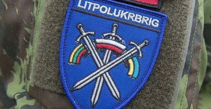 Совместная литовско-польско-украинская бригада отметила рождественские праздники на службе