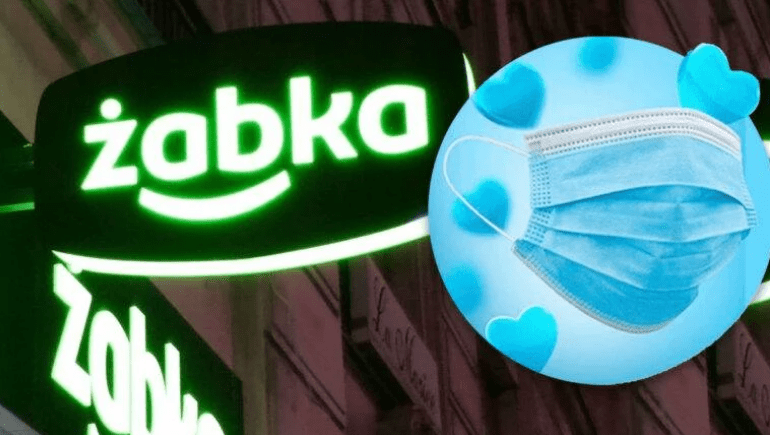 Żabka продає захисні маски меньше ніж за 2 злотих