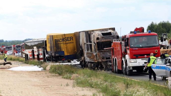 Автобус з українцями потрапив в ДТП у Польщі