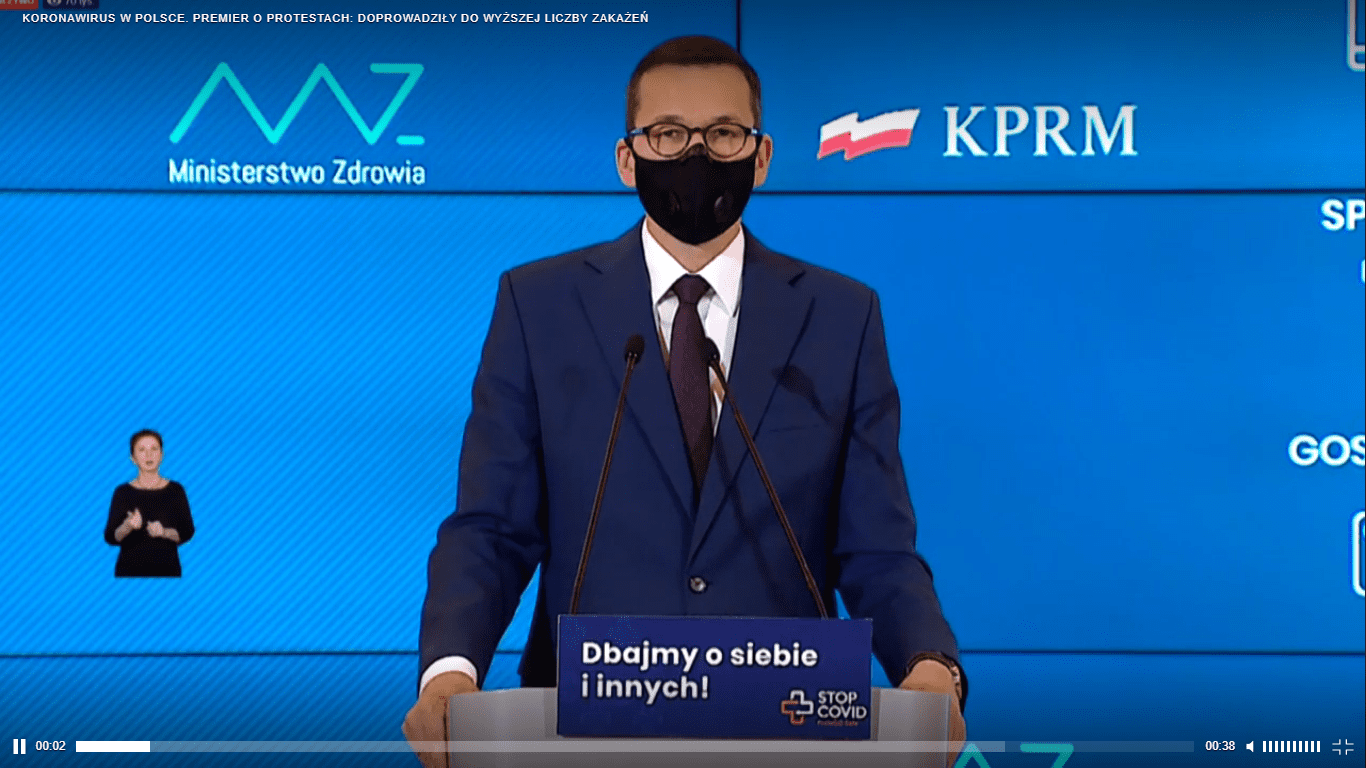Глава уряду Польщі не виключив «національний карантин»