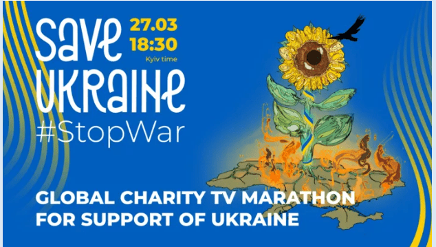 У Варшаві відбудеться міжнародний благодійний концерт-телемарафон Save Ukraine – #StopWar