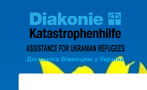 Допомога українцям від Diakonie Katastrophenhilfe